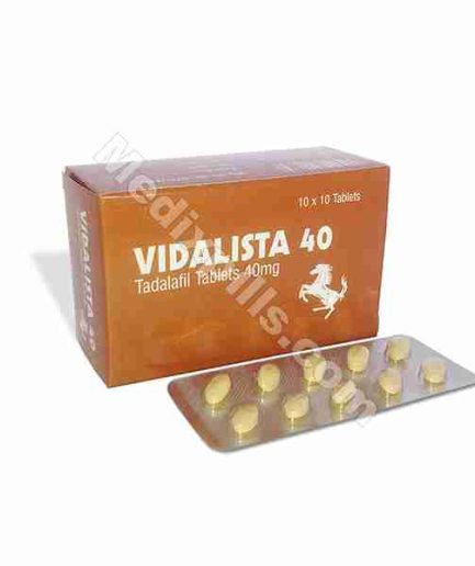 Vidalista 40mg (Tadalafil)